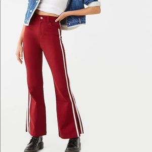 never worn! retro maroon flare pants